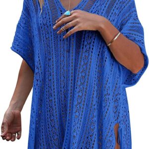 HARHAY Women's Summer Swimsuit Bikini 2023 Beach Swimwear Crochet Cover up